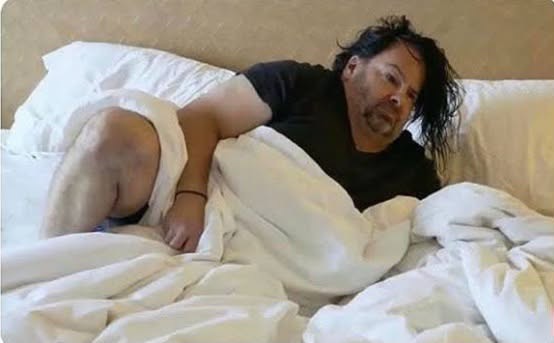 Waking up after saying all that last night meme template — face swap your selfie into it with YouInMeme