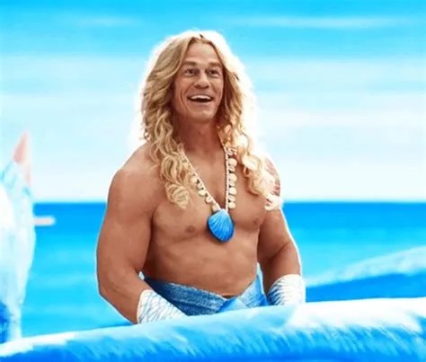 John Cena as Ken merman (Barbie) meme template — face swap your selfie into it with YouInMeme
