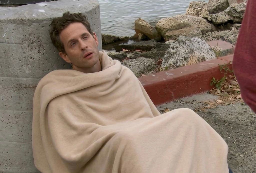 Dennis wrapped in a blanket, It's Always Sunny meme template