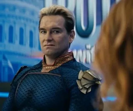 Homelander smug meme template