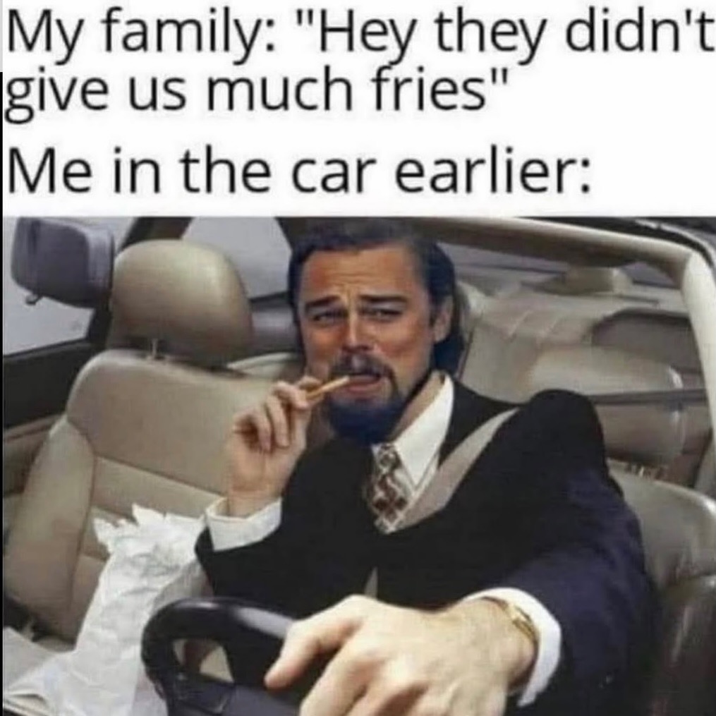 Me in the car earlier meme template