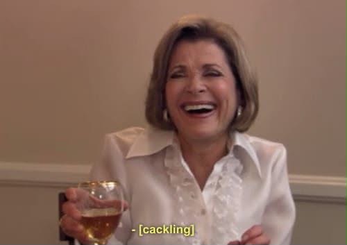 Arrested Development - Lucille Bluth cackling meme template