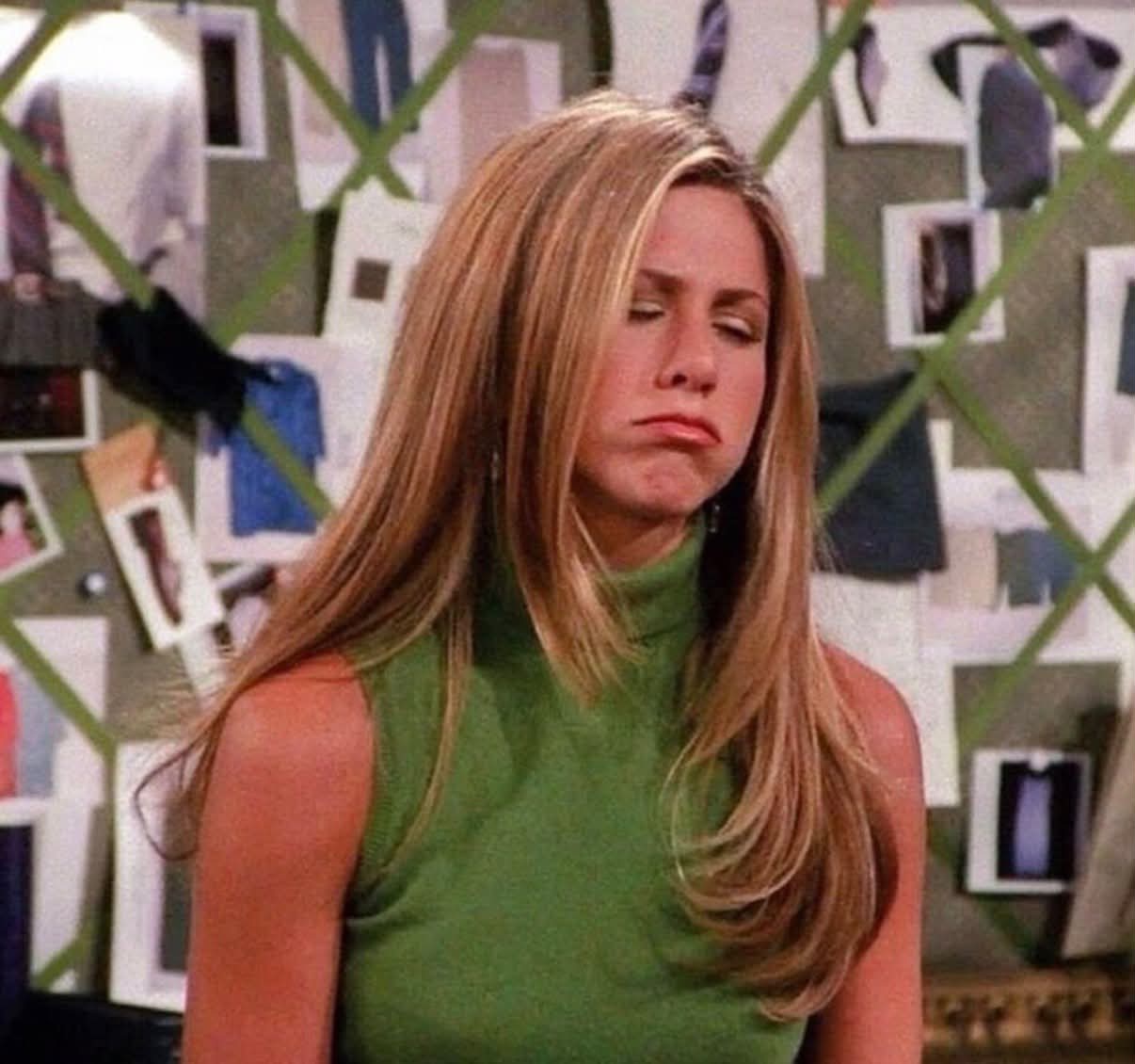 Rachel pout meme template